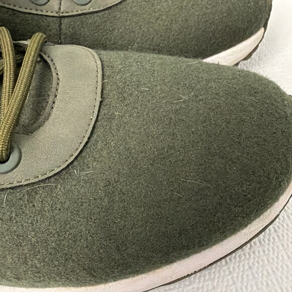 Geisswein Boots Mens Size 13 US Merino Wool Sneaker High Top Green Winter 46 EU main image 8